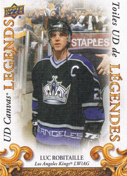 insert karta LUC ROBITAILLE 22-23 Tim Hortons Legends Canvas číslo CL-9